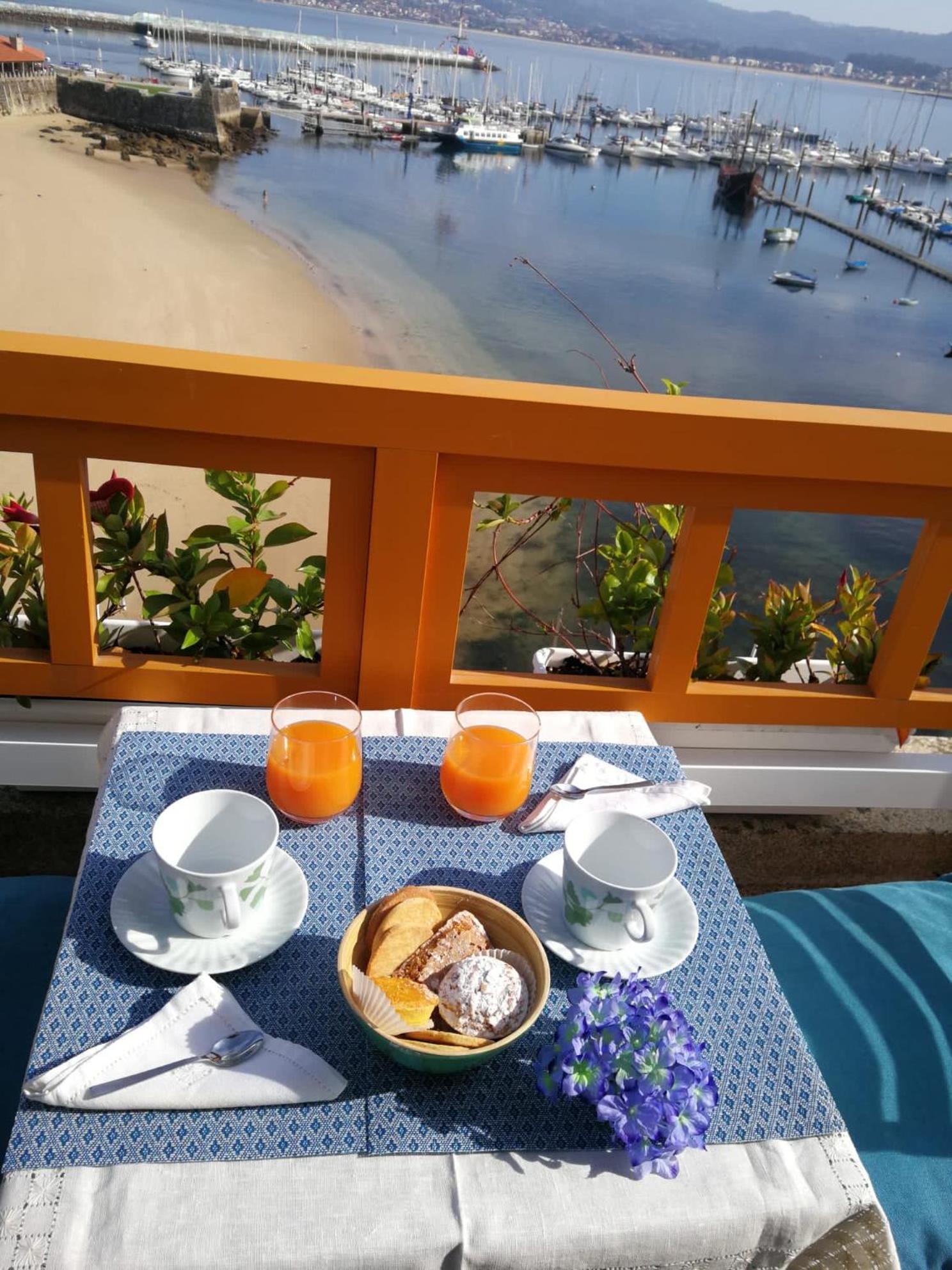 Ferienwohnung Exclusivo Atico Baiona Con Garaje Exterior foto
